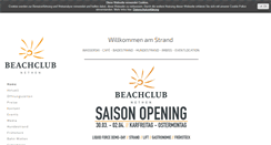Desktop Screenshot of beachclub-nethen.de