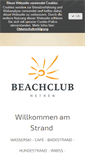 Mobile Screenshot of beachclub-nethen.de